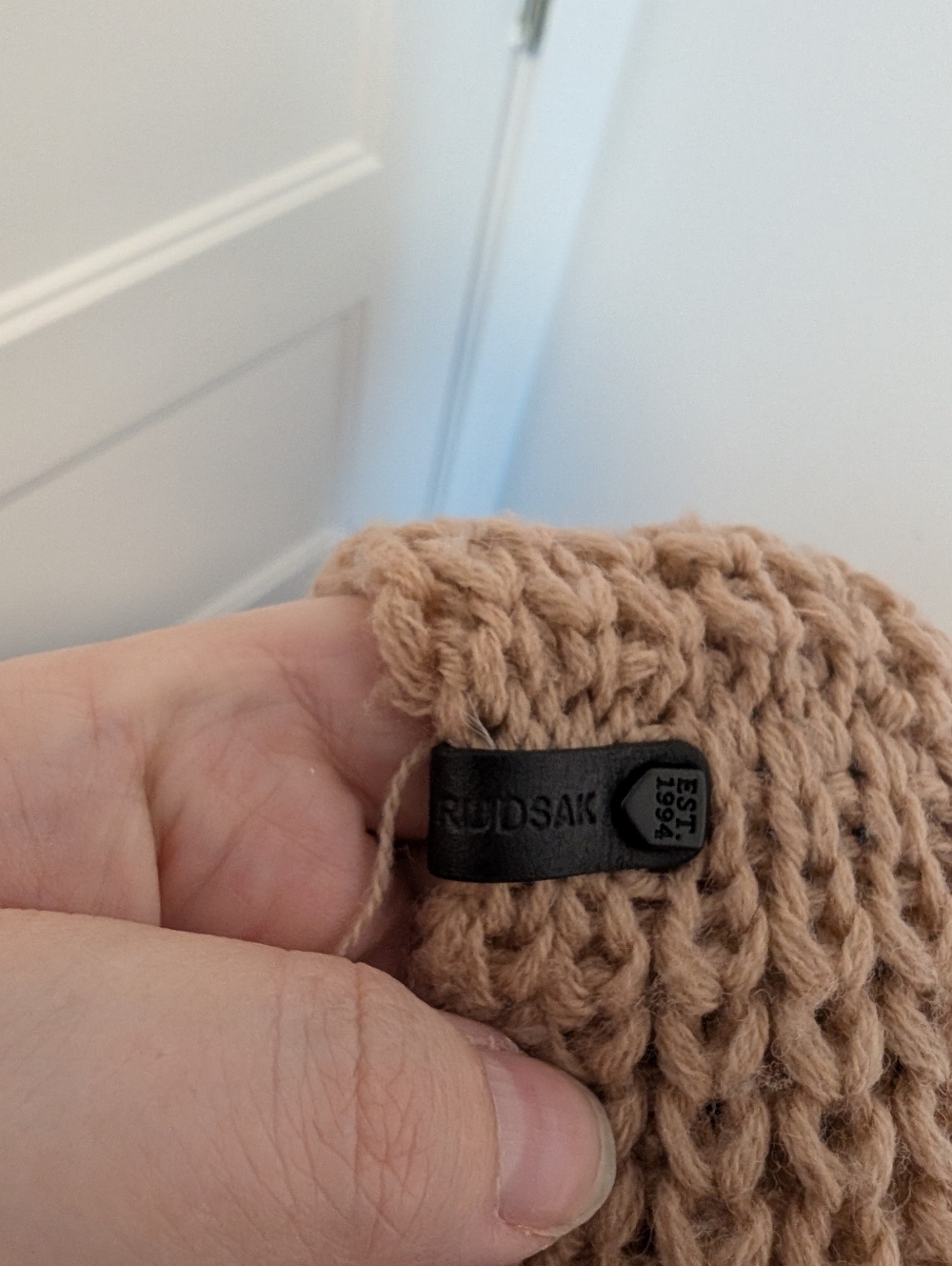 Rudsak/Authentic Rabbit Fur Knit Infinity Scarf - Picture 6 of 6